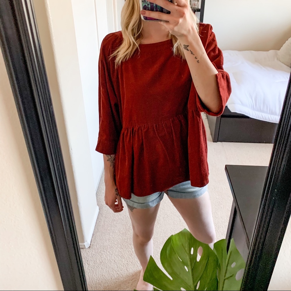 Maeve by Anthropologie Corduroy Top